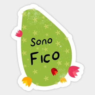 "Sono Fico" - I am Cool Sticker